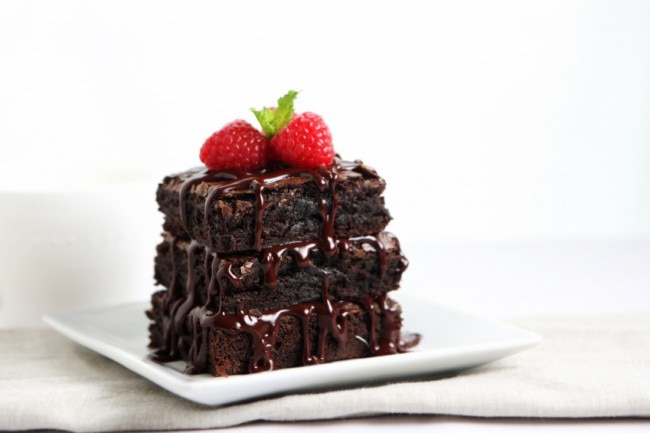Brownies with Chocolate Avocado Frosting