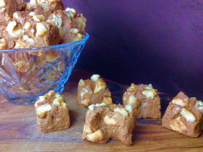Peanut Butter Fudge with Maple & Walnut