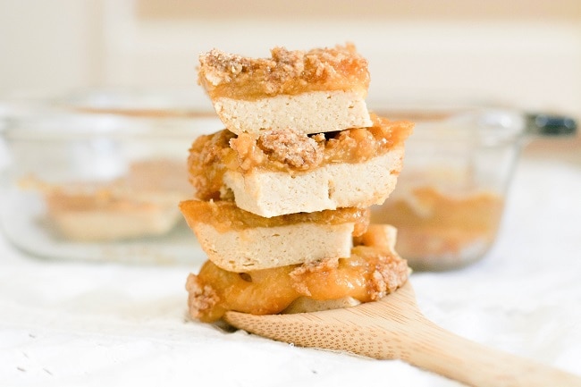 Peach Cobbler Protein Bars