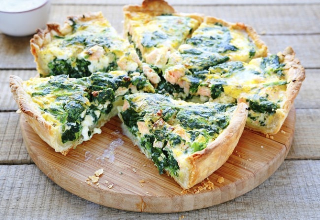 Paprika, Swiss & Spinach Quiche Recipe Paprika, Swiss & Spinach Quiche Recipe