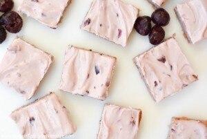 Cherry Squares Protein Cake Recipe