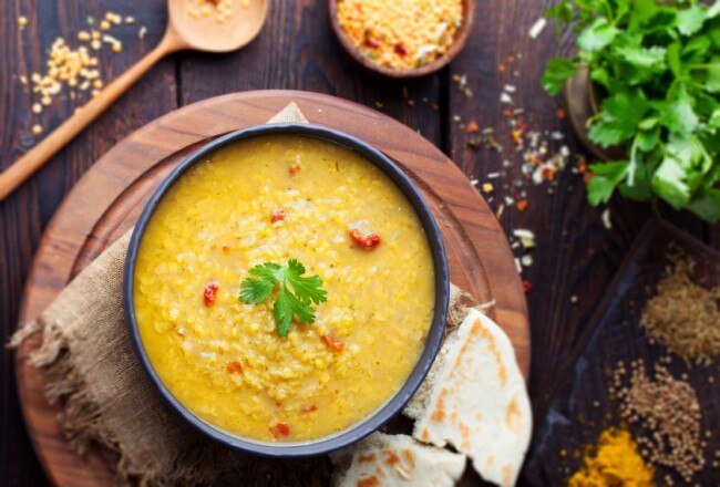 Red Lentil, Barley & Vegetable Stew Red Lentil & Barley Stew