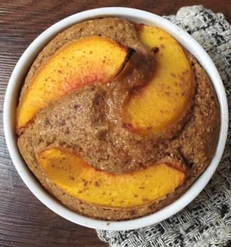 Desserts for One: Peach Cobbler Cake Desserts for One: Peach Cobbler Cake