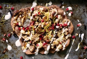 Spiced Cauliflower Flatbread Pizza Recipe