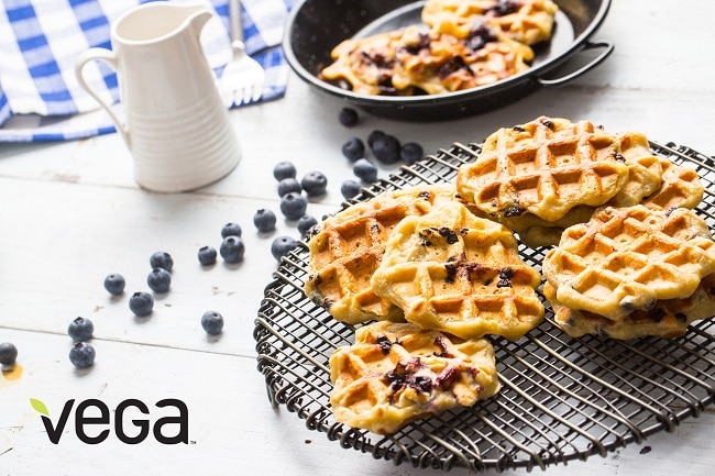 Blueberry Buttermilk Protein Waffles Recipe Blueberry Buttermilk Protein Waffles Recipe