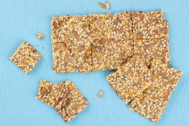Everything Flax Crackers Everything Flaxseed Crackers