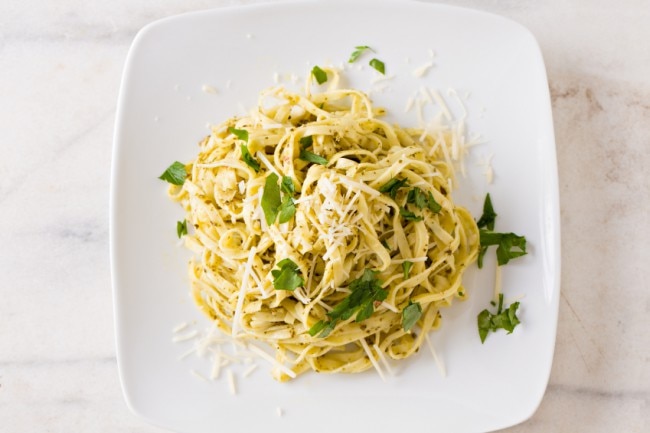Basil Pesto with Hemp Seeds