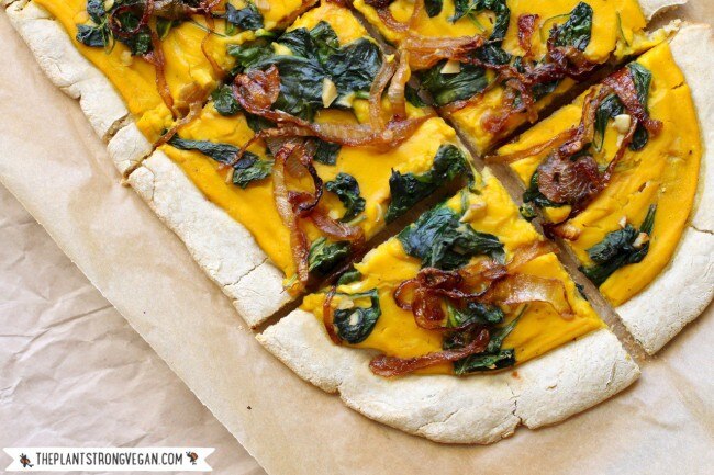 Vegan Butternut Squash Cheese Pizza