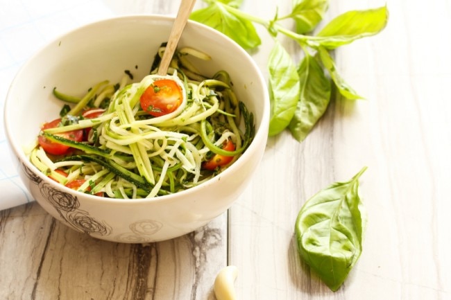 Raw & Vegan Tandoori Zucchini Pasta Raw & Vegan Tandoori Pasta