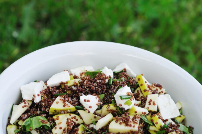 Quinoa Salad with Apple and Toasted Coconut Toasted Coconut and Apple Quinoa
