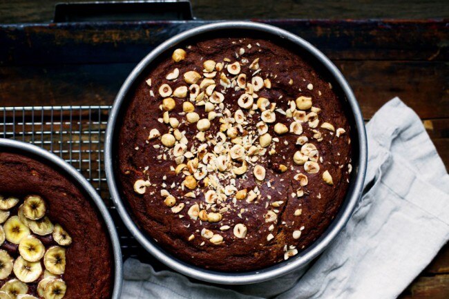 Vegan Banana Cake with Cocoa & Coffee  Vegan Cocoa & Coffee Banana Cake