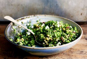Broccoli, Pine Nut & Feta Slaw