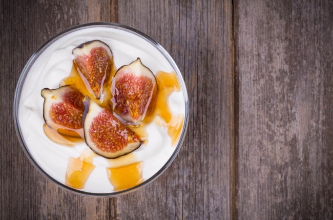 8 Things to Know About Greek Yogurt Nutrition Greek yogurt with figs and honey in a bowl