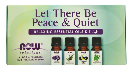 NOW Foods Solutions® Let There Be Peace & Quiet Relaxing Essential Oils Kit | Vitacost.com/blog