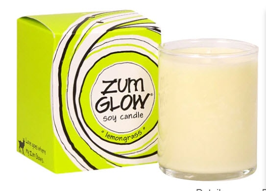 Zum Glow® Votive Aromatherapy Soy Candle Lemongrass | Vitacost