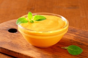Coconut curry sauce in glass bowl www.vitacost.com/blog