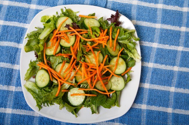 Fresh cucumber and carrot salad www.vitacost.com/blog