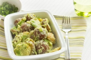 Vegan avocado potato salad #healthysummer | vitacost.com/blog