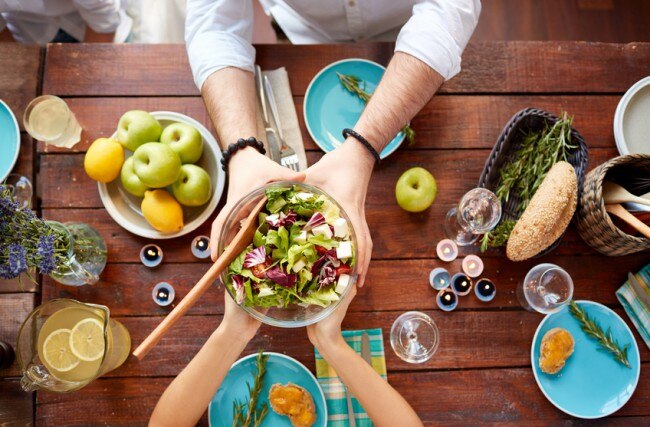 3 Tips for Eating Organic on a Budget Family at Table Eating Organic Food on a Budget | www.vitacost.com/blog