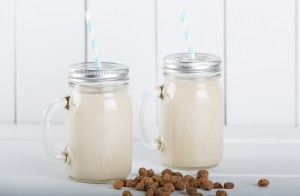 Fresh TigerNut milk (dairy-free!) in mason jars | www.vitacost.com/blog