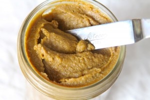 Homemade sunflower seed butter in jar | www.vitacost.com/blog