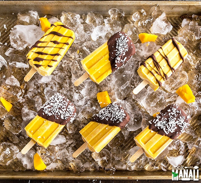 Mango Chocolate Ice Pop Recipe Chocolate-Dipped Ice Pop Recipe | www.vitacost.com/blog