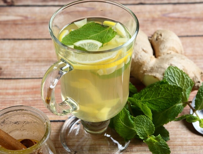 Mint-Ginger Iced Tea Recipe  Ice tea with ginger and mint www.vitacost.com/blog