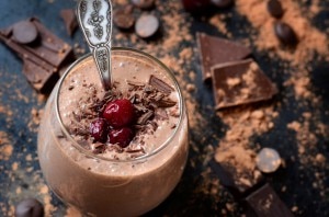 Chocolate cherry protein shake | www.vitacost.com/blog