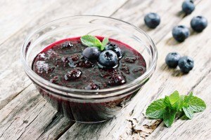Homemade blueberry chia seed jam #recipe | www.vitacost.com/blog