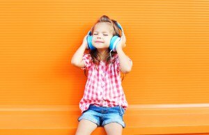 Child Risking Hearing Loss Listening to Loud Music Through Headphones | www.vitacost.com/blog