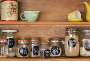 Pantry shelves stocked with fall foods | Vitacost.com/Blog