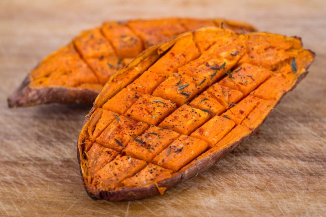 Baked Sweet Potato Recipe  Baked sweet potato #recipe #vegan | Vitacost.com/blog