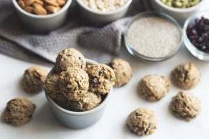 Honey Granola Balls with Nuts and Seeds #proteinballs | Vitacost.com/blog