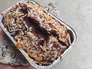 High-Protein Coconut & Chocolate Bread in Loaf Pan #recipe | Vitacost.com/blog