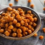 Roasted Chickpeas with turmeric & cumin in bowl | Vitacost.com/blog