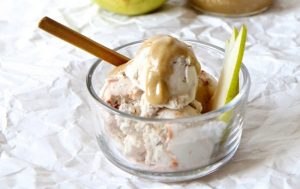 Vegan caramel sauce over ice cream #vegan #recipe | Vitacost.com/blog