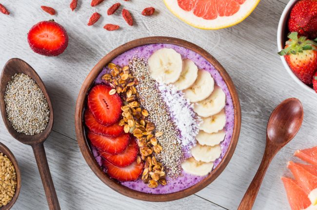 Superfood Breakfast Smoothie Bowl with Antioxidant Acai Berries | Vitacost.com/blog