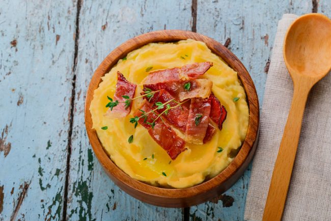 Paleo Butternut Squash Mash with Beef & Bacon Paleo Mashed Butternut Squash with Bacon and Beef | Vitacost.com/Blog