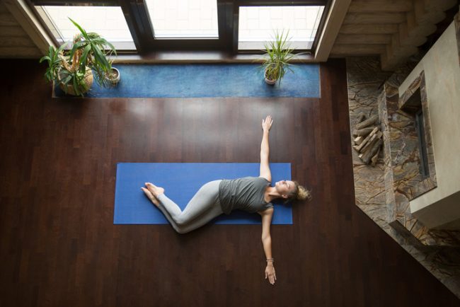 Reclined Yoga Twist to Ease Digestion | Vitacost.com/Blog