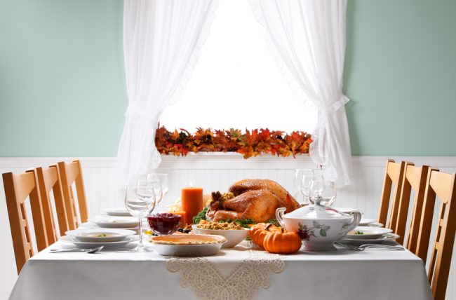 Thanksgiving Party Table Set for Guests With Special Diets | Vitacost.com/blog
