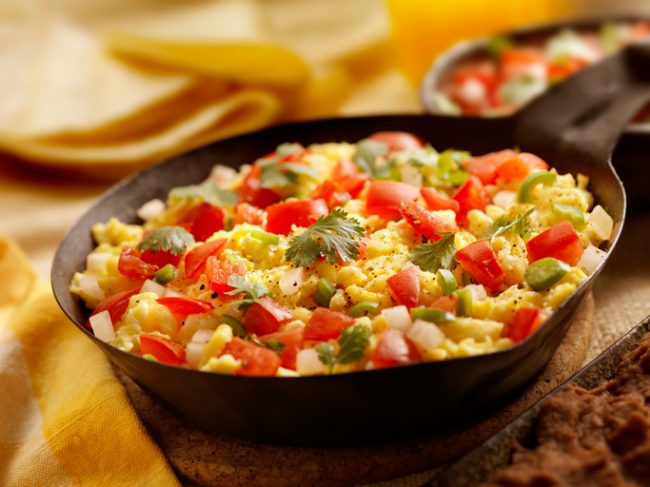 Free 3-Day Paleo Meal Plan + Tips & Recipes Free-Range Scrambled Eggs with Bell Pepper and Onions | Vitacost.com/Blog