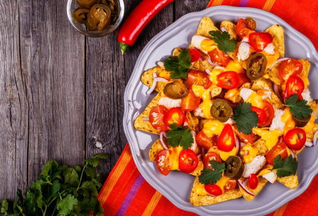Vegan Pumpkin Nachos Recipe  Vegan pumpkin nachos with homemade chips #nachos #nachosrecipe | Vitacost.com/blog
