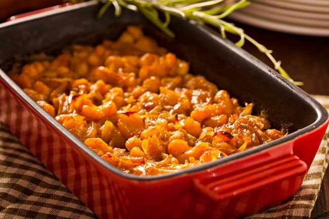 Vegetarian baked cranberry beans #thanksgiving #sidedish #vegetarian | Vitacost.com/blog