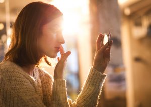 Woman Applying Collagen Cream to Face for Anti-Aging Benefits | Vitacost.com/blog