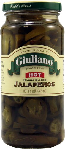 Jar of Guiliano Hot Sliced Jalapanos | Vitacost.com/blog