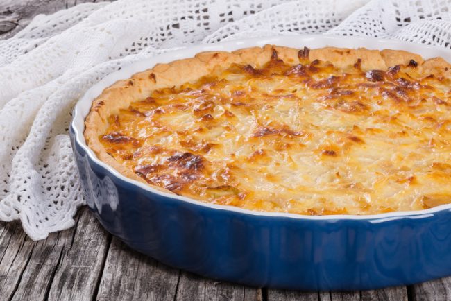 Gluten-Free Artichoke & Cheese Tart Recipe  Cheese & artichoke tart with hazelnut crust #glutenfree | Vitacost.com/blog