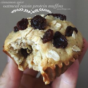 An Oatmeal Raisin Protein Muffin #recipe | Vitacost.com/blog