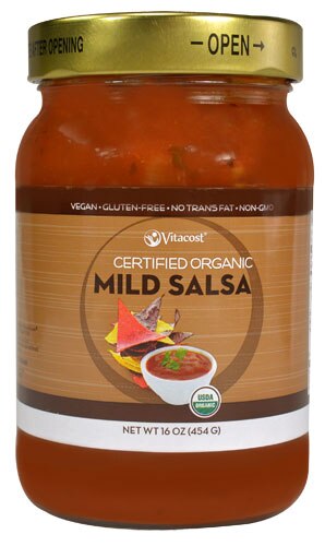 Jar of Vitacost Brand Mild Salsa | Vitacost.com/blog