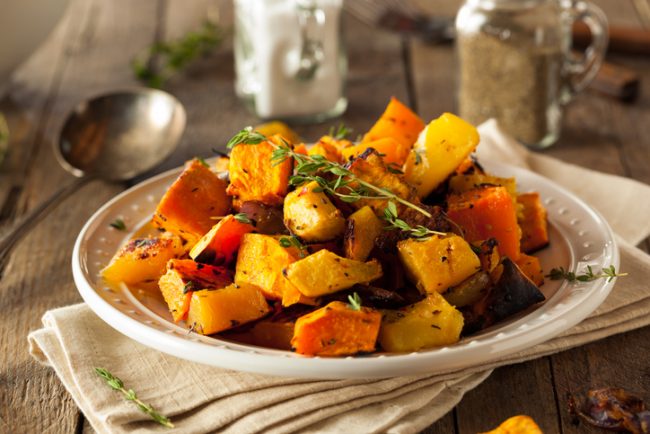 Winter salad with roasted root vegetables | Vitacost.com/blog