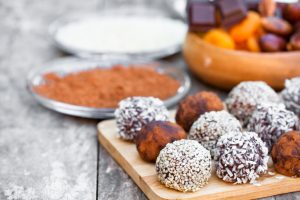 Sesame Butter Fudge Balls #sesameballs | Vitacost.com/blog